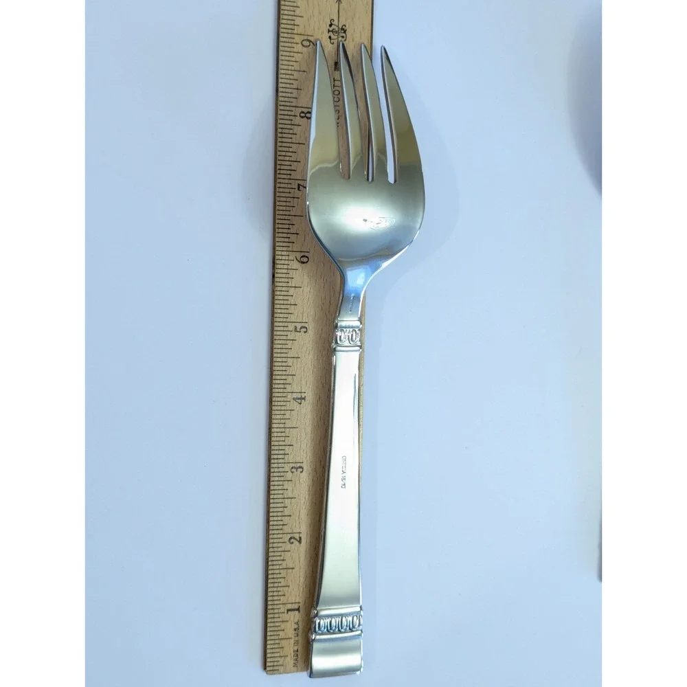 Oneida CADENCE Hostess Set 18/10 Stainless Serving Spoon Fork Sugar Butter Knife
